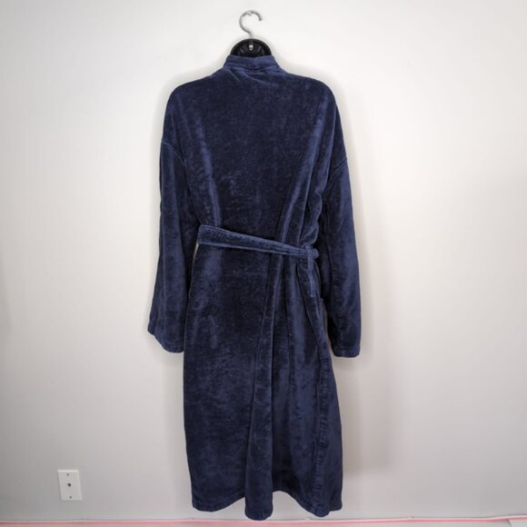 Ralph Lauren Polo Men's Preppy Old Money Soft Cotton Kimono Velour Robe S/M - Picture 8 of 12